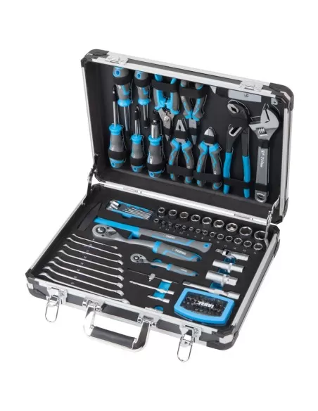 Valise mallette malette avec outils 88 pcs de travail fervi 0399