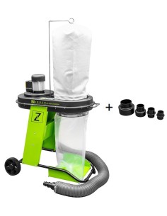 Aspiratore trucioli sacco aspiratrucioli carrellato Zipper zi-asa550e
