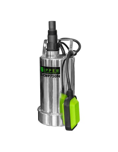 Pompe submersible a eau claire aspiration a plat 750w Zipper zi-cwp750n