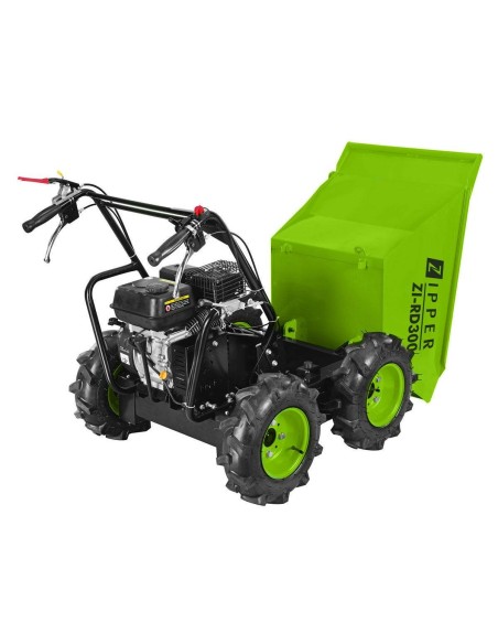 Motocarriola a ruote 4x4 a benzina 196cc 300kg Zipper zi-rd300