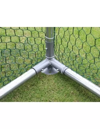 Gabbia per polli da esterno 3x2x2,5mt in acciaio zincato Zipper zi-cr322