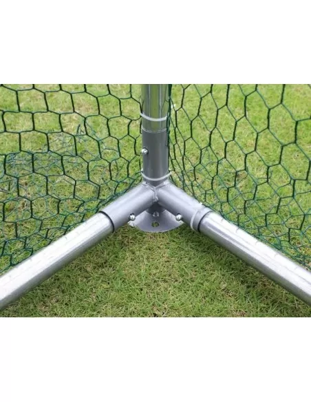 Gabbia per polli da esterno 3x2x2,5mt in acciaio zincato Zipper zi-cr322