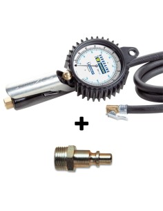 Pistolet Gonflage Pneus Manometre Wonder Eurodainu 1991 Bar Psi Michelin + Racc Italie