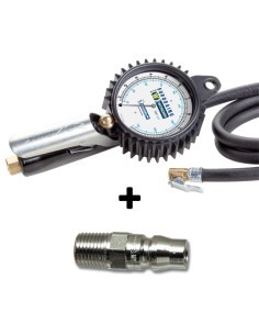 Pistolet Gonflage Pneus Manometre Wonder Eurodainu 1991 Bar Psi Michelin + Racc Japan