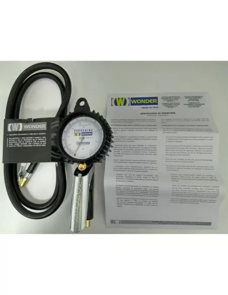 Pistolet Gonflage Pneus Manometre Wonder Eurodainu 1991 Bar Psi Michelin + Racc Japan