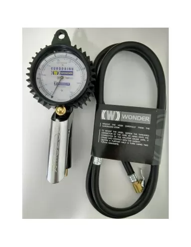 Pistolet Gonflage Pneus Manometre Wonder Eurodainu 1991 Bar Psi Michelin + Racc Japan