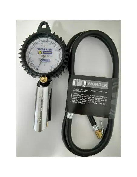 Pistolet Gonflage Pneus Manometre Wonder Eurodainu 1991 Bar Psi Michelin + Racc Japan