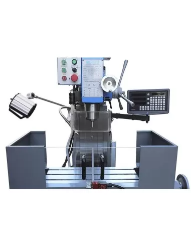 Fraiseuse vertical tête rapide pour métal 400v 1,5kw fervi f050