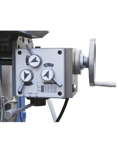 Fraiseuse vertical tête rapide pour métal 400v 1,5kw fervi f050