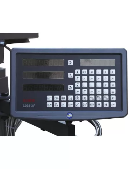 Fraiseuse vertical avec inverter pour métal 400v 2,2kw fervi f050i