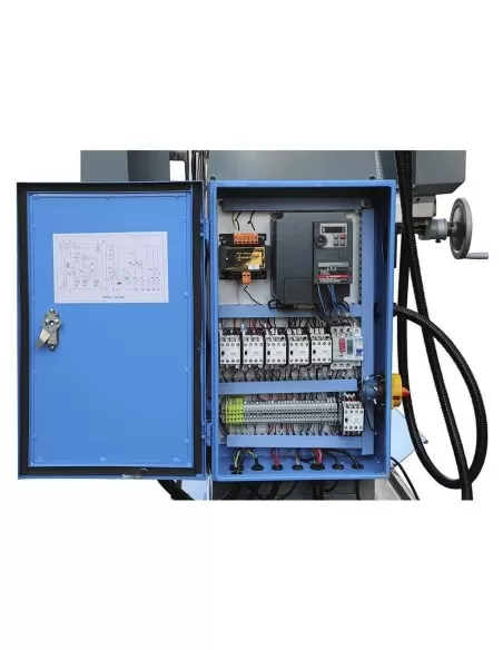 Fraiseuse vertical avec inverter pour métal 400v 2,2kw fervi f050i