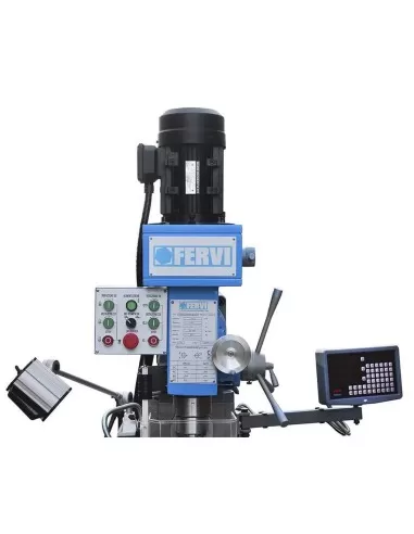 Fraiseuse vertical universel tête rapide pour métal 400v 1,5kw fervi f050u