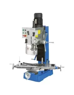 Fraiseuse perceuse vertical métal à engrenages 400v fervi t044/400v