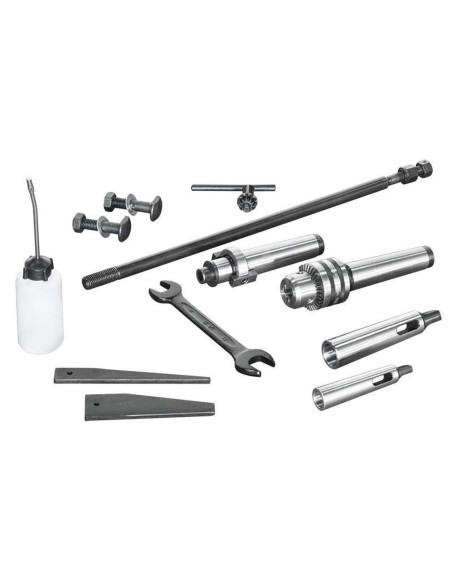 Fraiseuse perceuse vertical métal à engrenages 400v fervi t044/400v