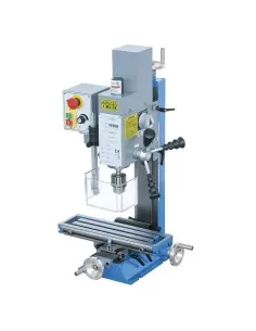 Fraiseuse perceuse vertical métal tête à incliner à engrenages fervi t059/16v