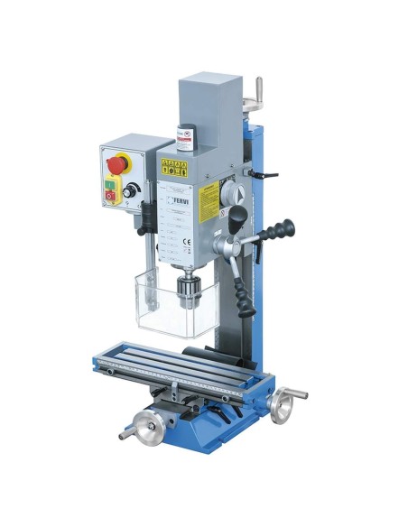 Fraiseuse perceuse vertical métal tête à incliner à engrenages fervi t059/16v
