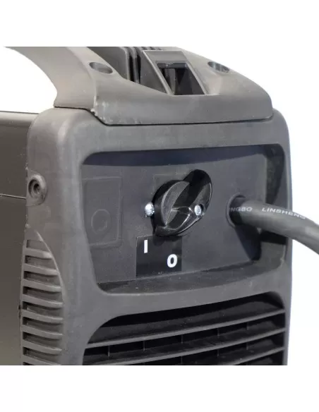 Saldatrice inverter 160a mma con accessori e maschera stanley fatmax king 160