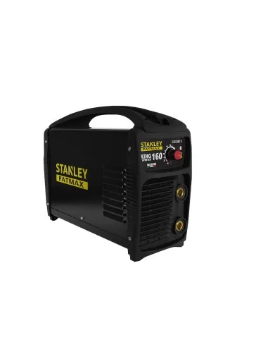 Saldatrice inverter 160a mma con accessori e maschera stanley fatmax king 160