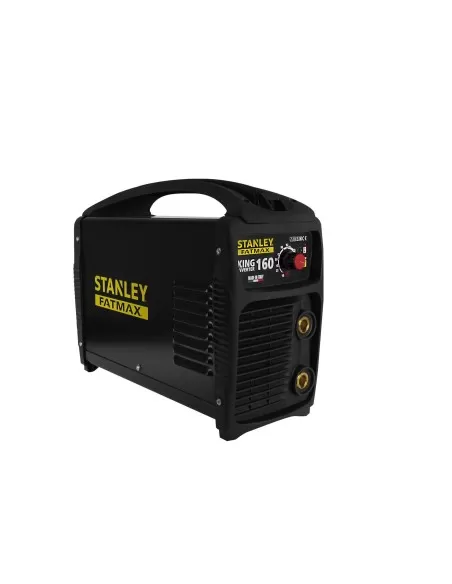 Saldatrice inverter 160a mma con accessori e maschera stanley fatmax king 160