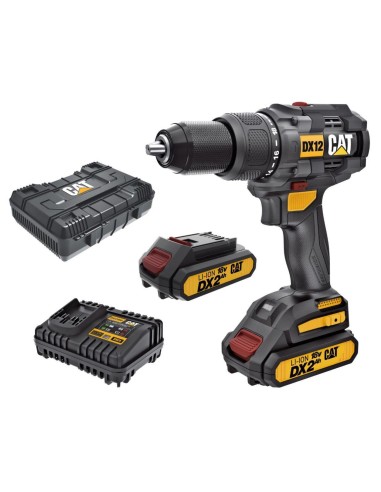 Perceuse À Impact Brushless Avec Batteries18V 2.0Ah Cat Dx12