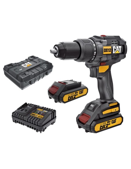 Perceuse À Impact Brushless Avec Batteries18V 2.0Ah Cat Dx12