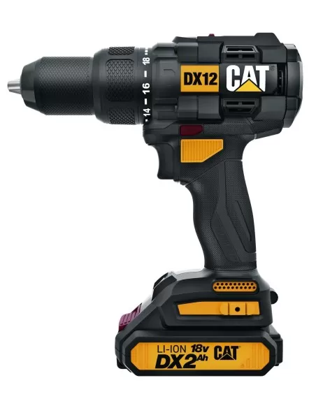 Perceuse À Impact Brushless Avec Batteries18V 2.0Ah Cat Dx12