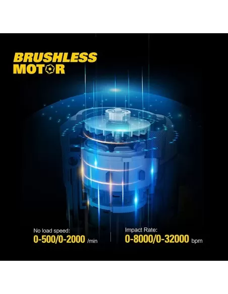 Perceuse À Impact Brushless Avec Batteries18V 2.0Ah Cat Dx12