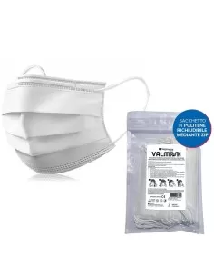 Kit Da 50 Mascherine Protezione Monouso Tipo Iir Valmask 2 Veli