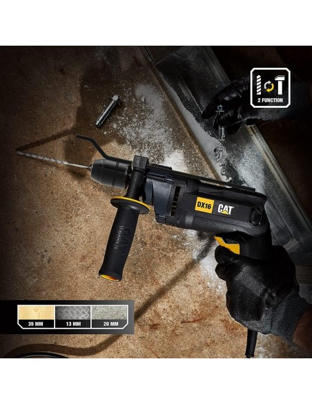 Perceuse A Percussion 850W 13Mm Cat Dx16