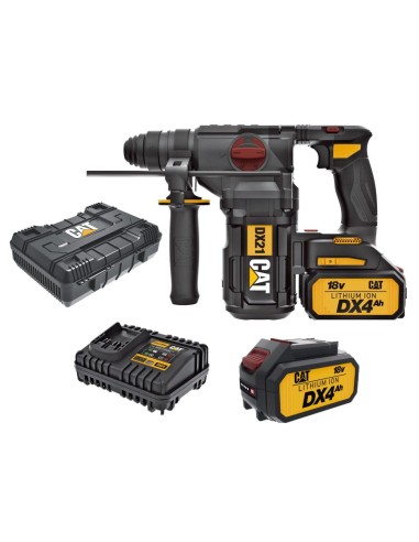 Marteau Perceuse Perforateur Demolisseur Sds-Plus 26Mm 2,2J Avec Batterie 18V Cat Dx21