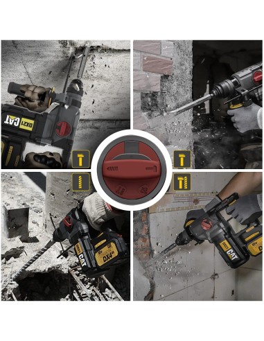 Marteau Perceuse Perforateur Demolisseur Sds-Plus 26Mm 2,2J Avec Batterie 18V Cat Dx21