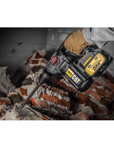 Marteau Perceuse Perforateur Demolisseur Sds-Plus 26Mm 2,2J Avec Batterie 18V Cat Dx21