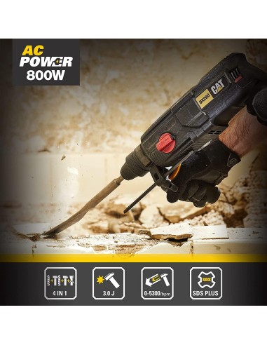 Marteau Perforateur Sds-Plus 800W 3.0J 26Mm Cat Dx26