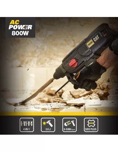 Marteau Perforateur Sds-Plus 800W 3.0J 26Mm Cat Dx26