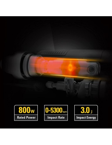 Marteau Perforateur Sds-Plus 800W 3.0J 26Mm Cat Dx26