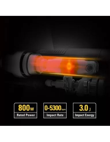 Marteau Perforateur Sds-Plus 800W 3.0J 26Mm Cat Dx26