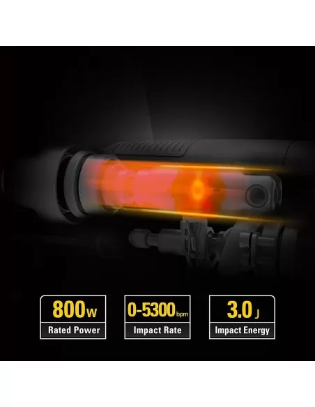 Marteau Perforateur Sds-Plus 800W 3.0J 26Mm Cat Dx26