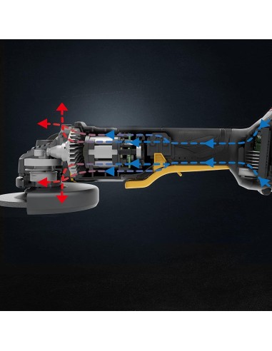 Meuleuse D'Angle Brushless 18V Cat Dx31B Corps De Machine Uniquement