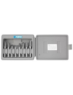 Serie fraises rotatives queue 6 mm fervi f008/6