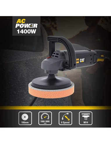 Polisseuse 1400W 180Mm Cat Dx38
