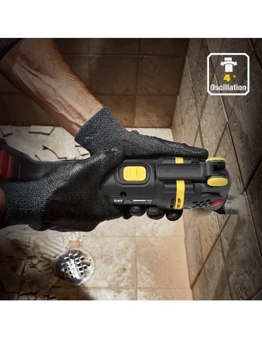 Outil Multifonction Brushless Batterie 18V Cat Dx41B Corps Machine Seul