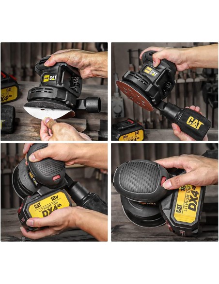 Ponceuse Orbitale Aléatoire 125Mm 18V Cat Dx42B Corps Machine Seul