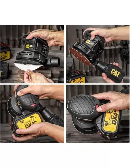 Ponceuse Orbitale Aléatoire 125Mm 18V Cat Dx42B Corps Machine Seul