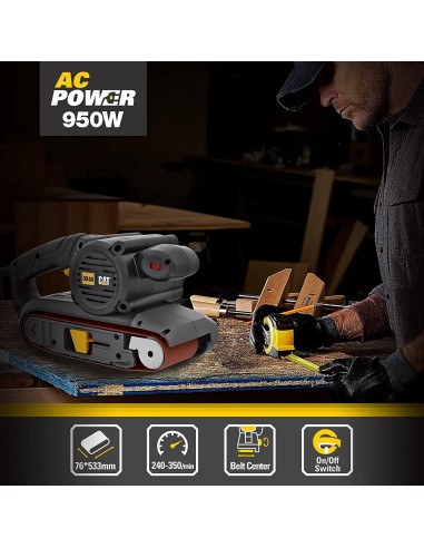 Ponceuse A Bande 950W 75X533 Cat Dx48