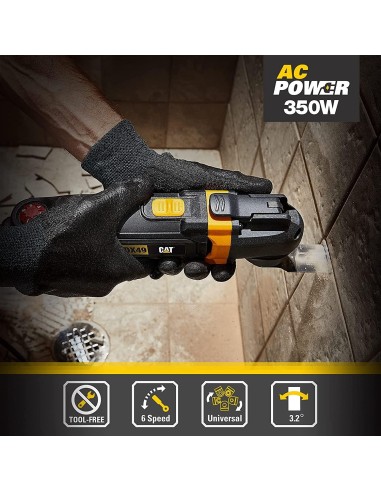 Outil Multifonction Avec Accessoires 350W Cat Dx49