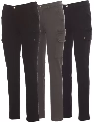 Pantalon Coton Femme Pour Le Travail Multi-Saisons Multi-Poches Payper Forest Lady Stretch