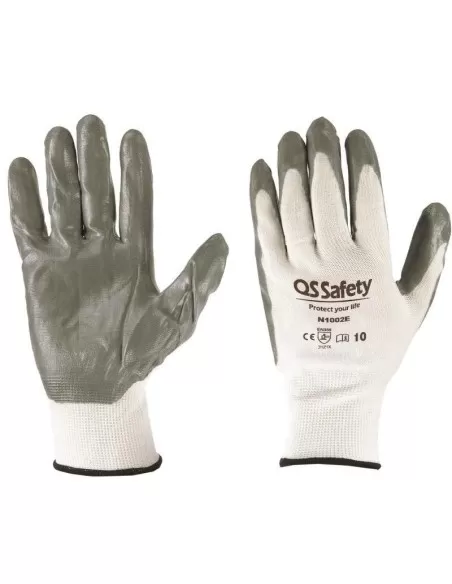 Gants De Travail Fermés Enduits De Nitrile Dos Ventilé Payper N1002E