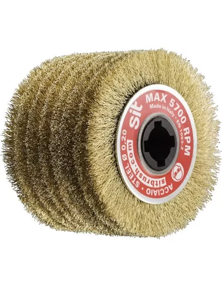 Rullo Per Satinatrice 100X70X0,30 Mm In Acciaio Ottonato Sit 1368