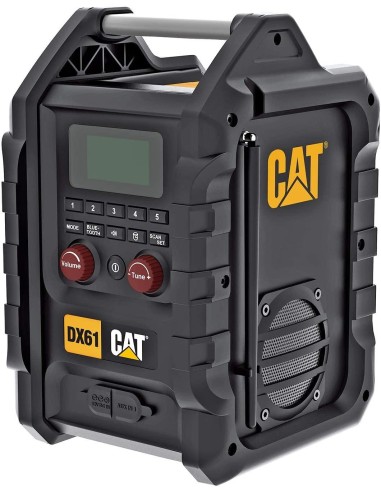 Site Radio Dab Avec Bluetooth 18V Cat Dx61B Corps Machine Seul