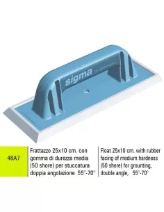 TALOCHON 25X10 cm SIGMA 48A7 AVEC CAOUTCHOUC POUR LE SCELLEMENT ANGLE DOUBLE 55€- 70€